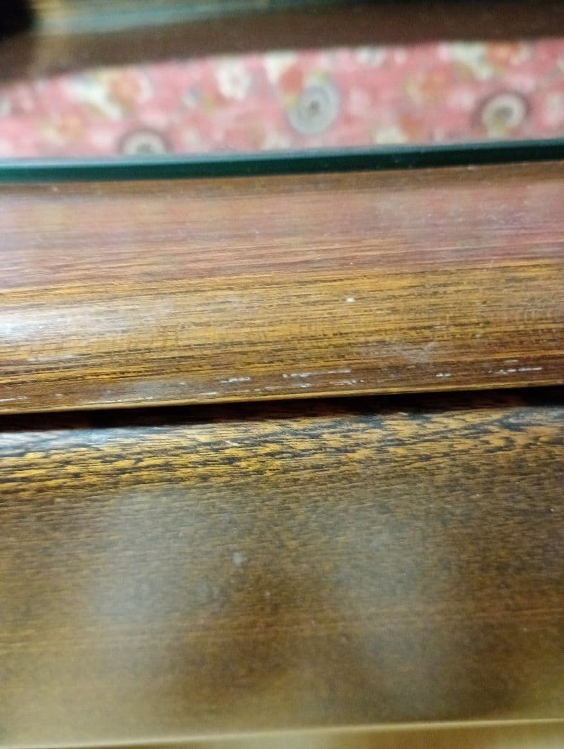 【中古品】木製ドレッサー・鏡台 　椅子同時購入必須