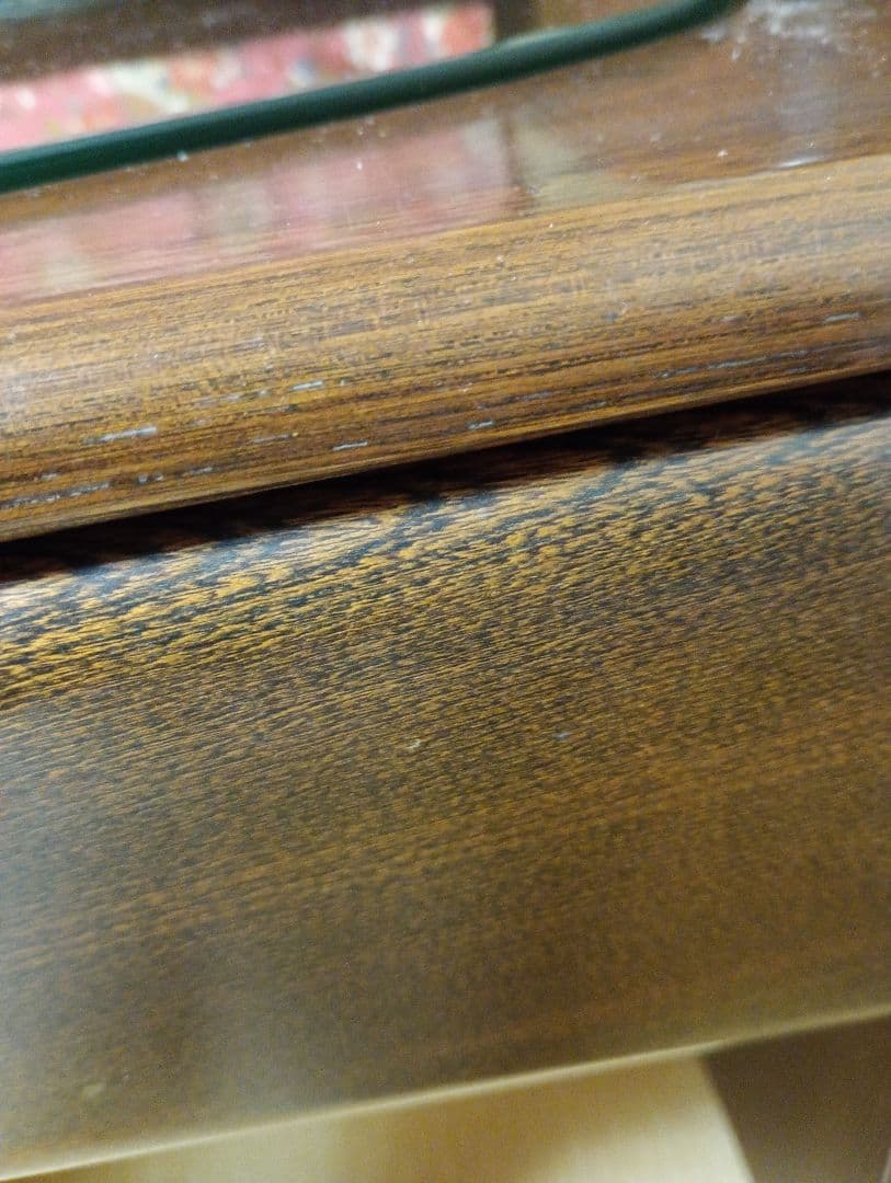 【中古品】木製ドレッサー・鏡台 　椅子同時購入必須