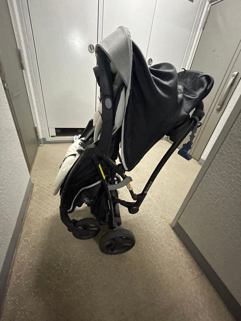 日本育児美品 シットアンドスタンド　スマートライド　レインカバーセット2人乗り