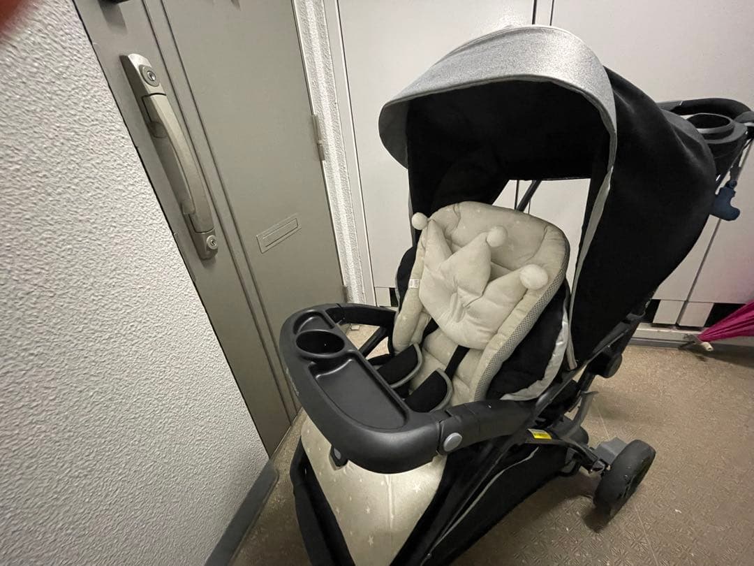 日本育児美品 シットアンドスタンド　スマートライド　レインカバーセット2人乗り