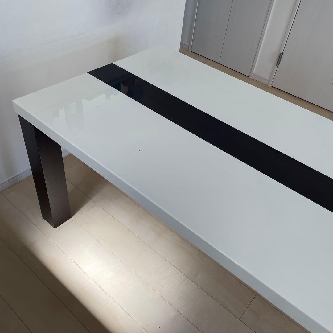 高級☆ダイニングテーブル　シギヤマ家具　ホワイトブラウン　お値段ご相談OK