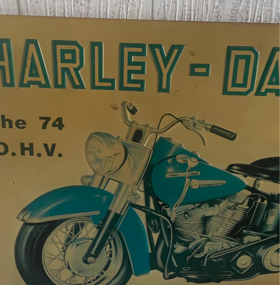 ハーレーダビッドソン　アンティーク　看板