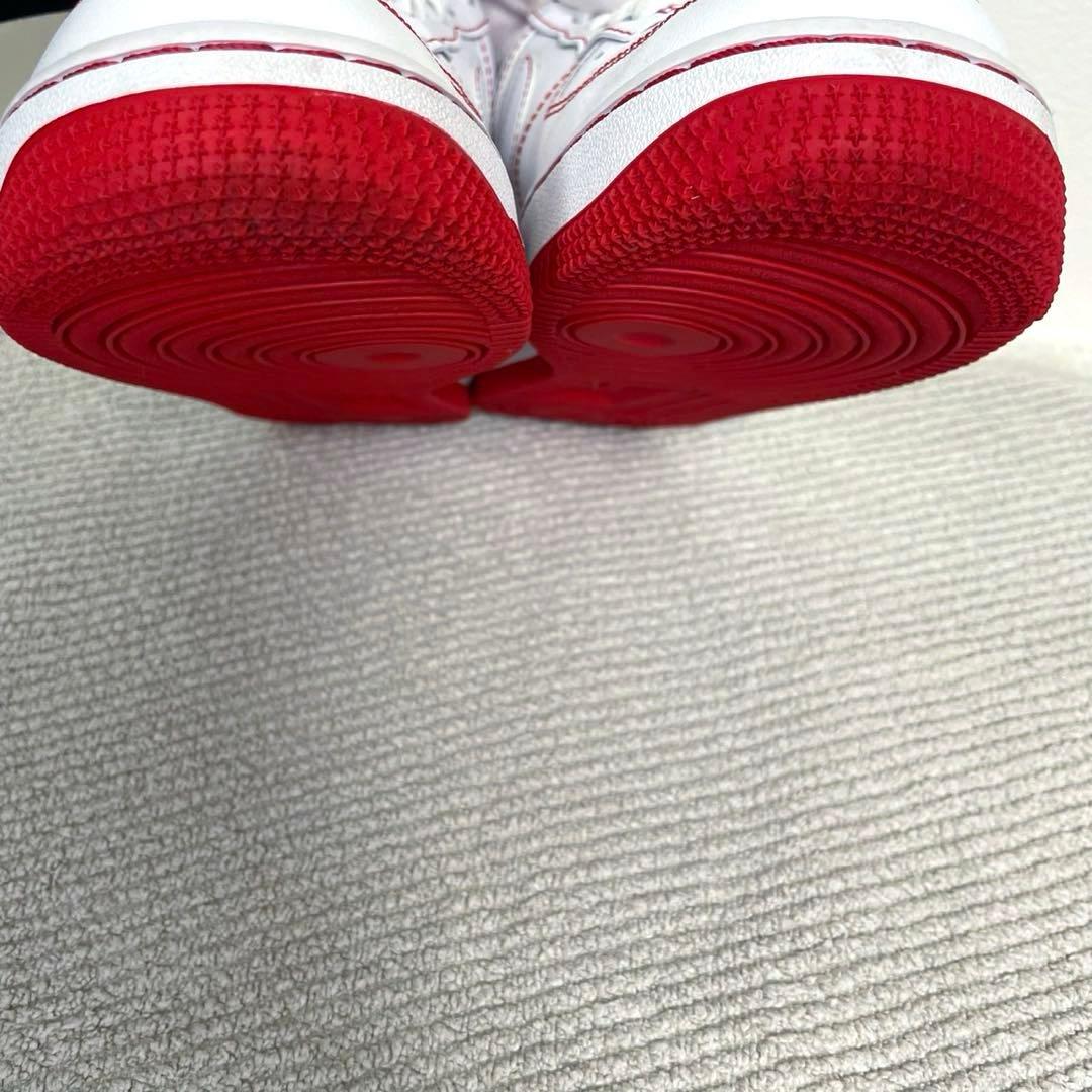 【美品】NIKE エアフォース1 ’07 STITCH Radiant Red