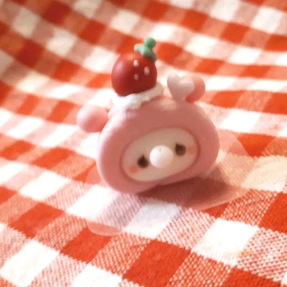 くまちゃんロールケーキ♡苺