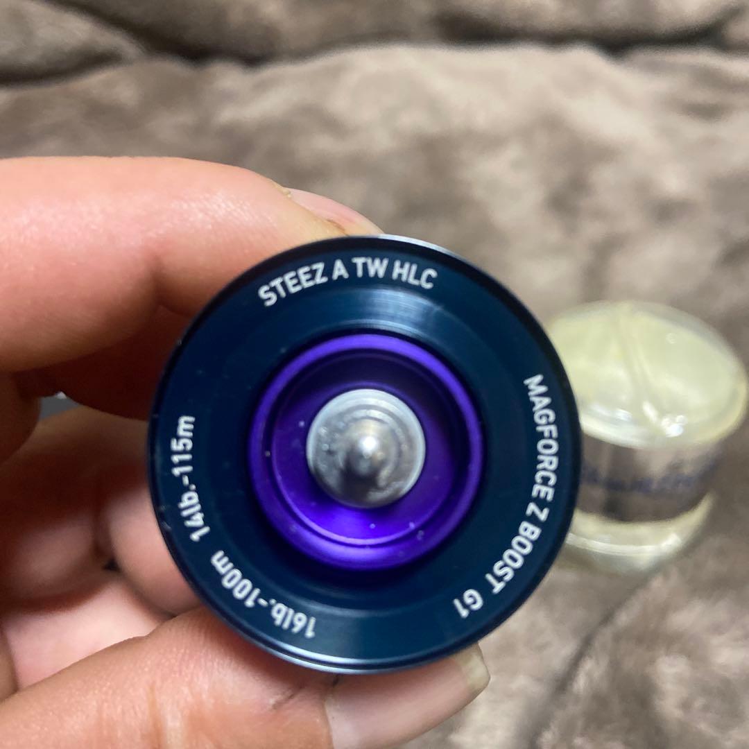 【美品、一誠PEスプールセット】スティーズTW ＨＬＣ 8.1 左巻き