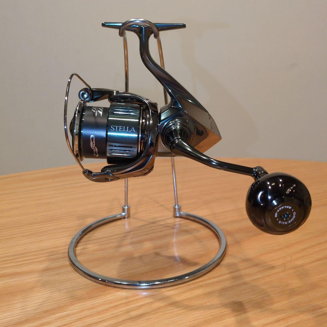 シマノ　22ステラ4000M (ゴメクサスパワーハンドル装着)