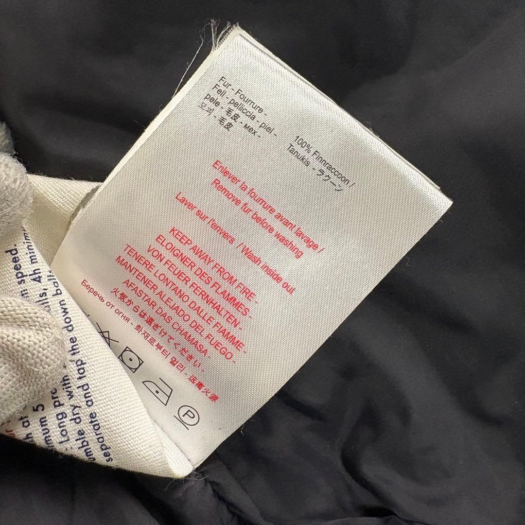 PYRENEX ピレネックス AVIATOR ダウンジャケット フード ブラック