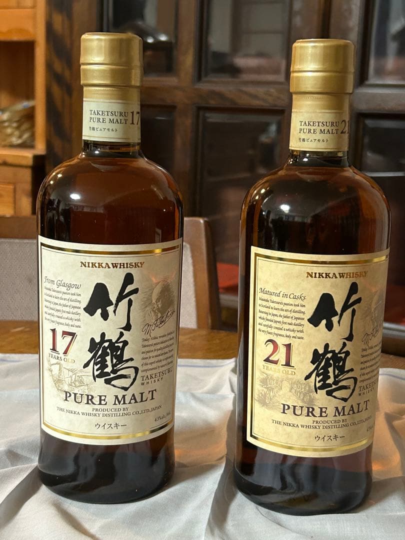 NIKKA TAKETSURU PURE MALT 17年 21年2本セット