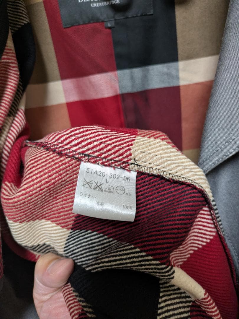 【たまねき剣士様】BLACK LABEL CRESTBRIDGE トレンチコート