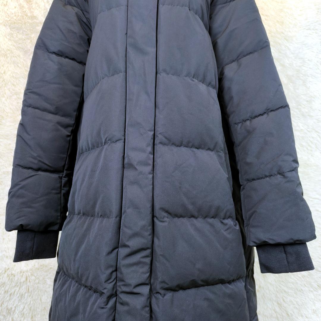 【新品タグ付き✨】ZARA　ザラ　ロング　ダウンコート　フード付　防風　防水　黒