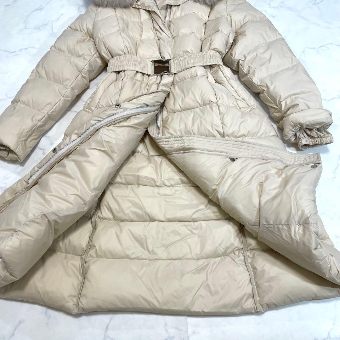 今期 Salang サラン フォクスファー ロングダウンコート ワンホン