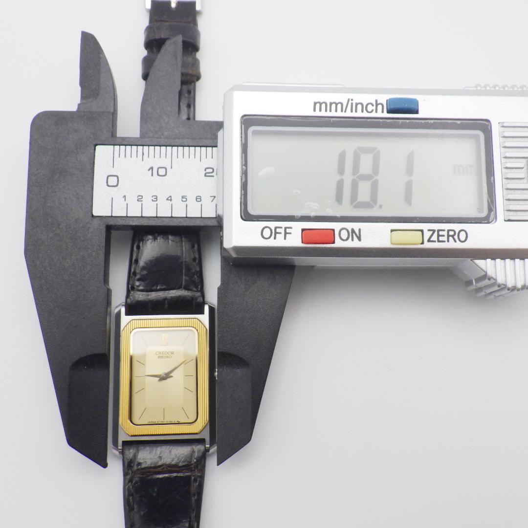 稼働 セイコー クレドール 6730-5100 14金 レディース 腕時計