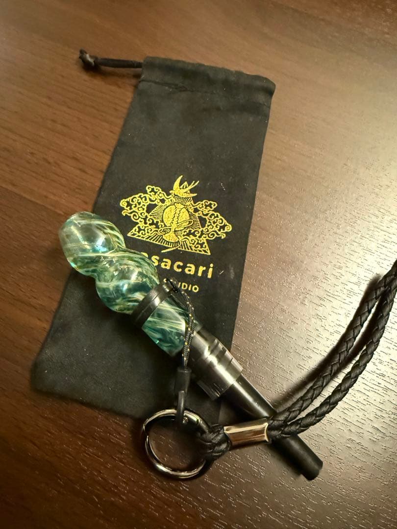 水煙草 / masacari marcho ガラス × ステンレス 木箱付き