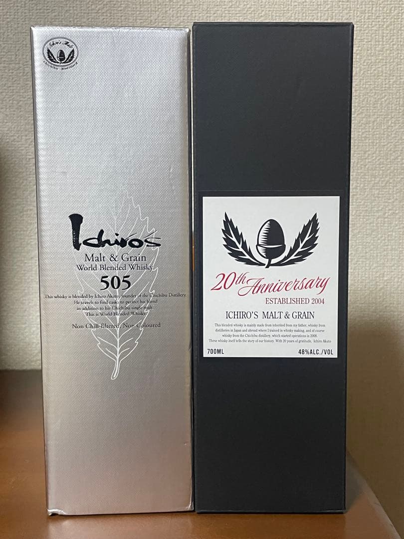 イチローズモルト505、20周年アニバーサリー2本セット