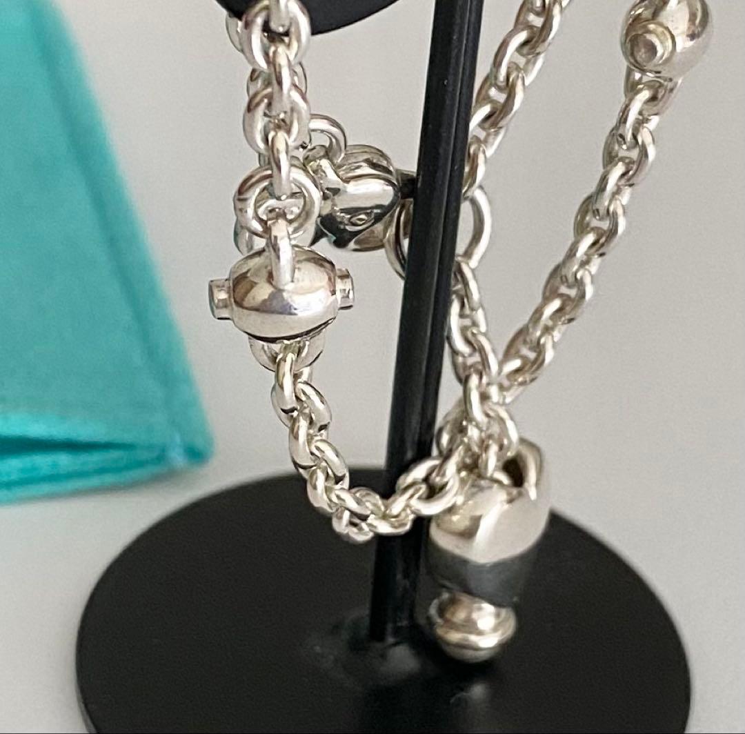 Tiffanyティファニー　チェーンブレスレット ハートモチーフSV925 美品