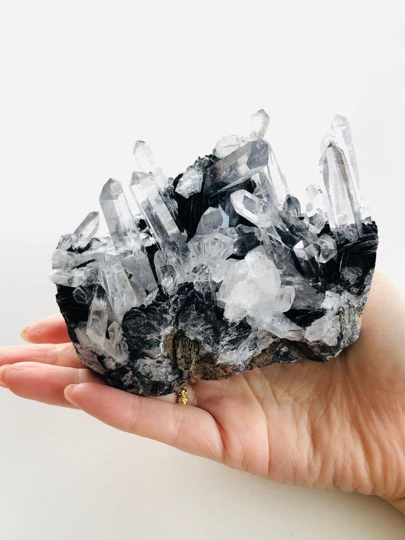 希少！アイアンローズ（ヘマタイト）の水晶共生クラスター