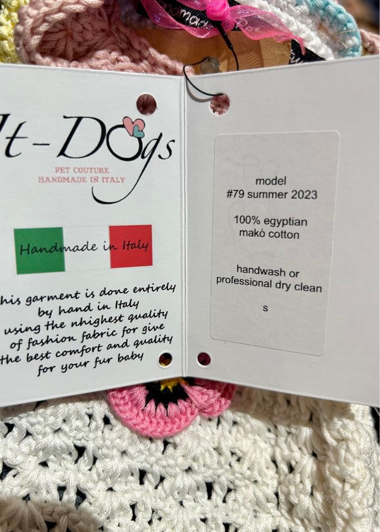 itdogs お花のニットトップス Sサイズ