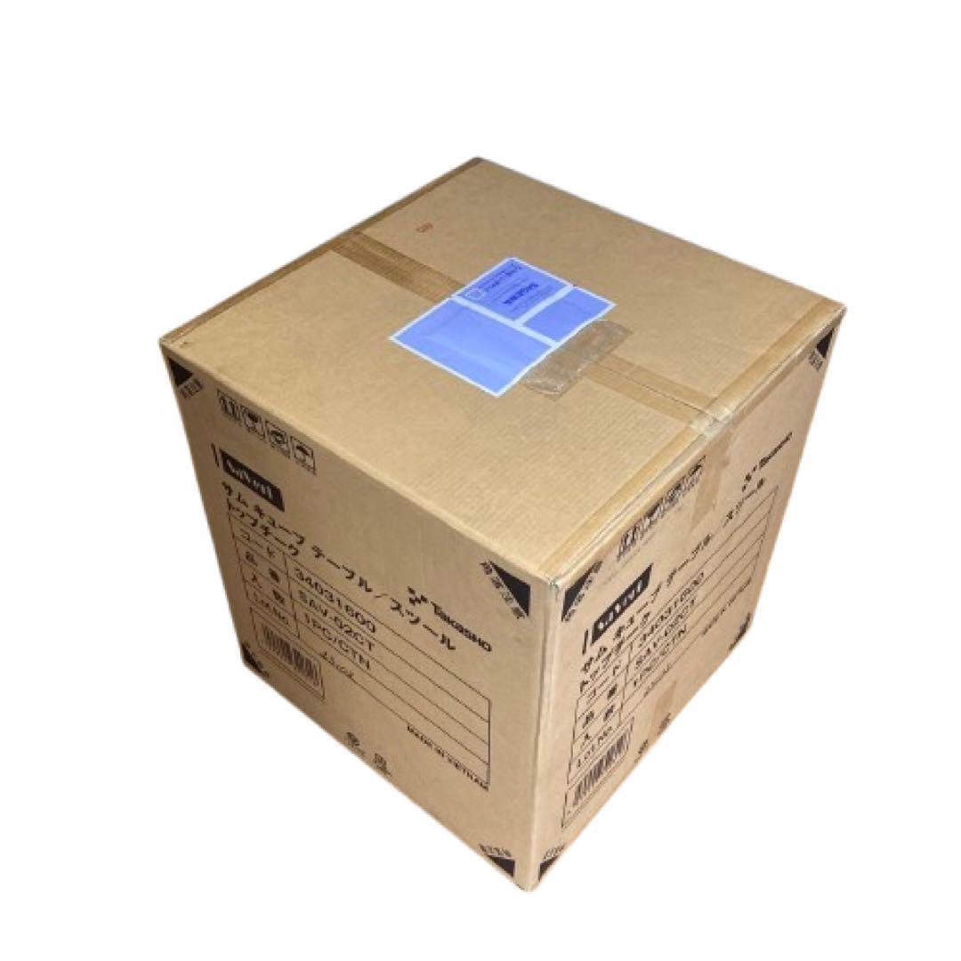 (新品・未開封) サム キューブ テーブル / スツール トップチーク 1個