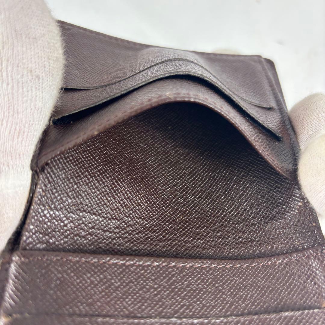 ルイヴィトン ダミエ ポルトモネ ビエ カルトクレディ Wホック 折り財布