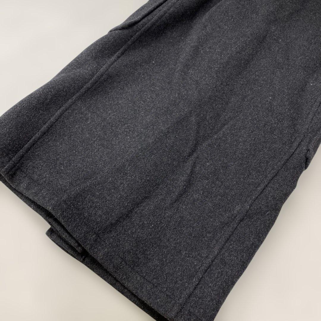 N305◯ 美品 マーガレットハウエル ダッフルコート ロング ダークグレー