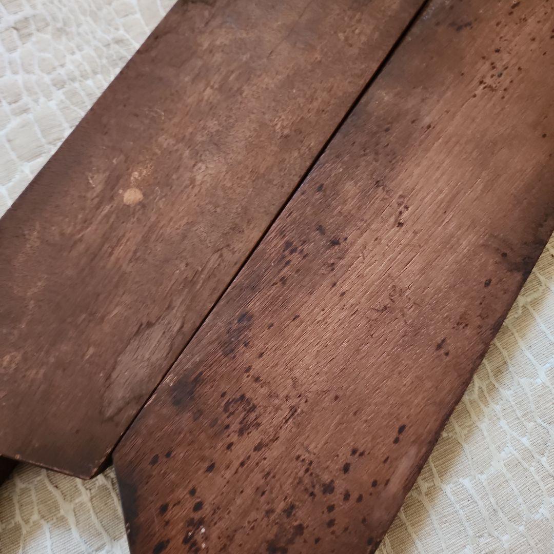 菓子木型2点セット-9　古い 木型 菓子型 和菓子 木製 古道具 古物