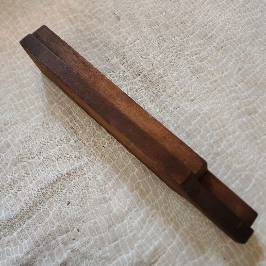 菓子木型2点セット-9　古い 木型 菓子型 和菓子 木製 古道具 古物