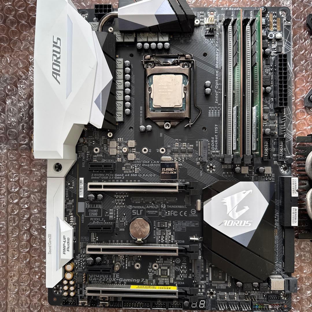 core i7-7700K GA-Z270X-Gaming7 メモリ16GB