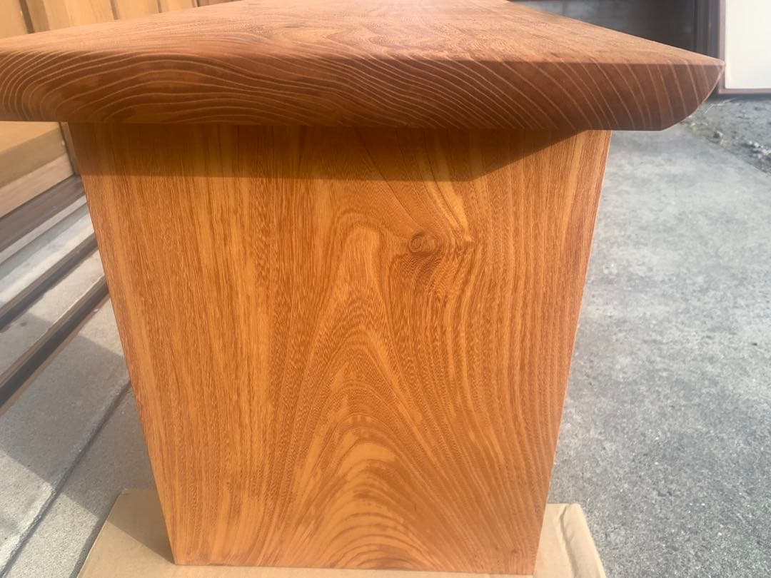 【MUKU】欅(ケヤキ)のベンチ，サイドテーブル