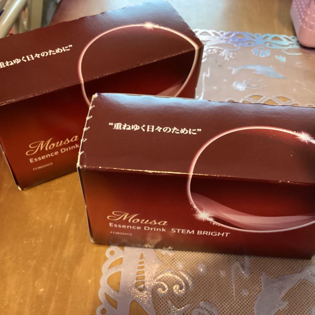 ムーサ　エッセンスドリンク　ステムブライト　ホワイトピーチ味50ml×10本2箱