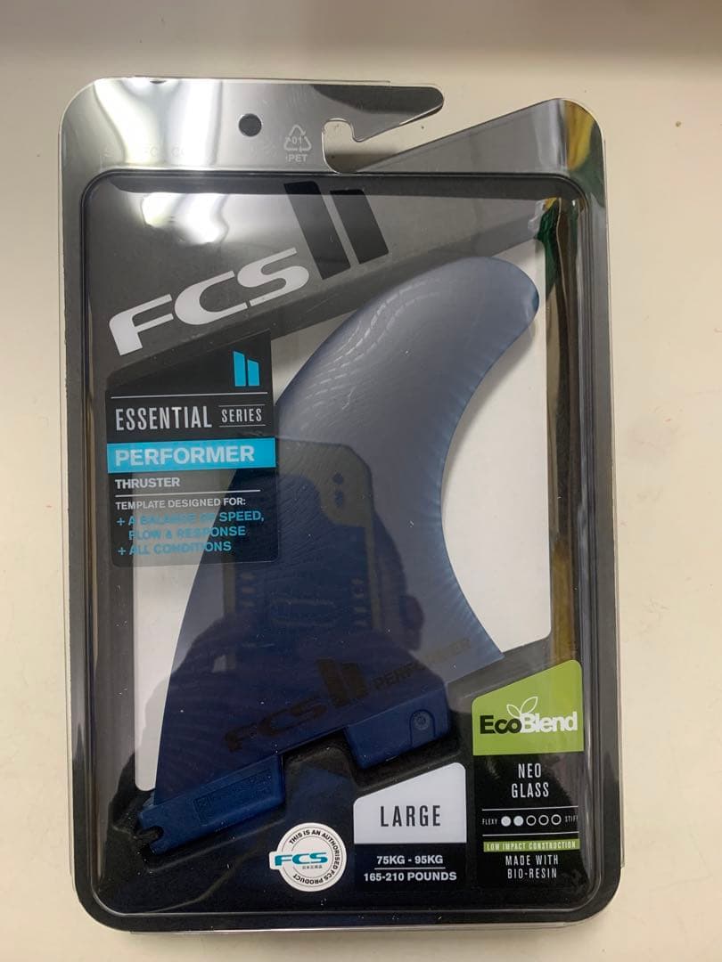 FCS2 パフォーマー ネオ グラス エコブランド トライ 3フィン Lサイズ