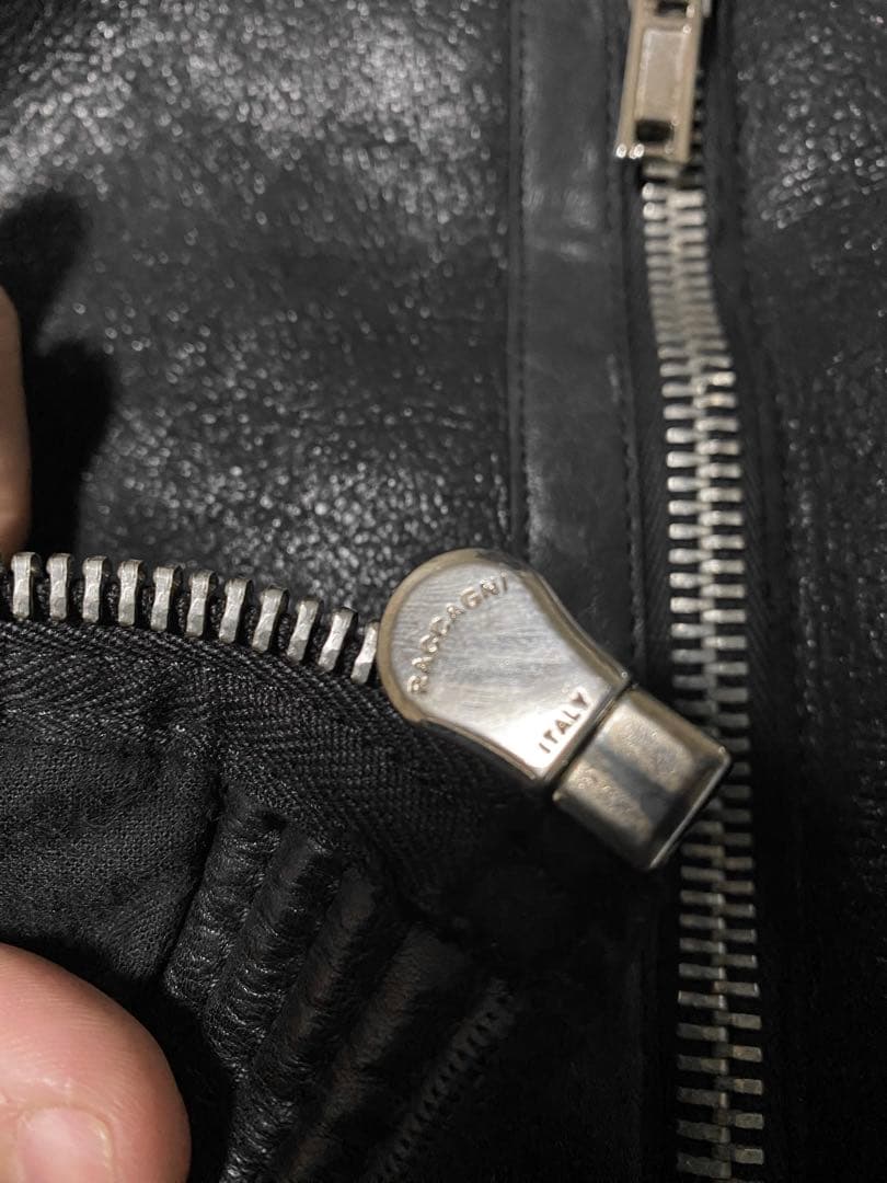 ジャケット・アウター Rick Owens mouton leather jacket drkshdw