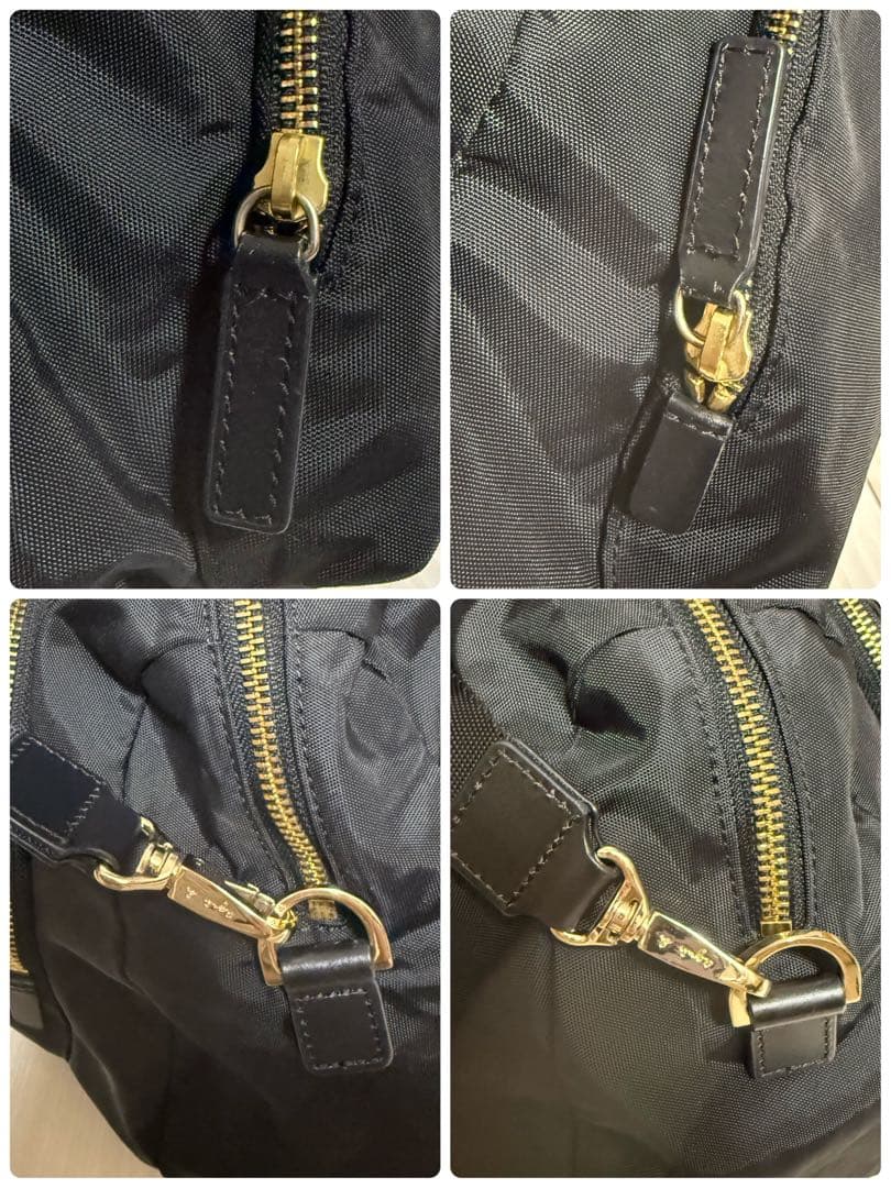 【美品】agnes b. VOYAGE ボストンバッグ 2way ブラック