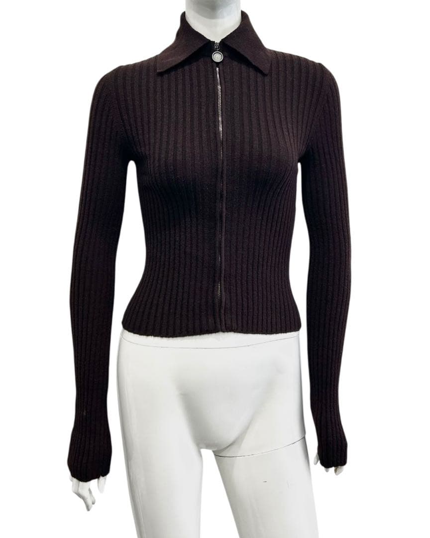 1996FW GUCCI トムフォード期 リブジップニットトップ