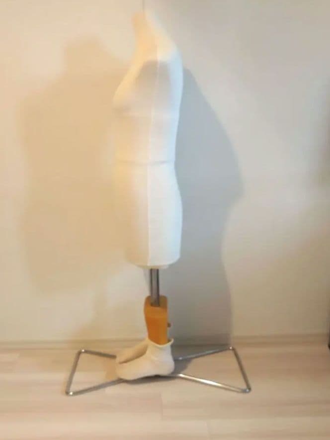 【希少】和装トルソー足つき　着付け練習用ボディ