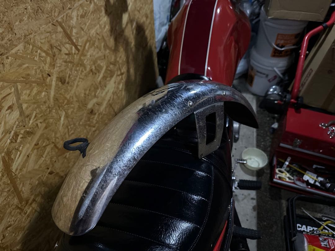 gb250 クラブマン　フロントフェンダー　メッキ