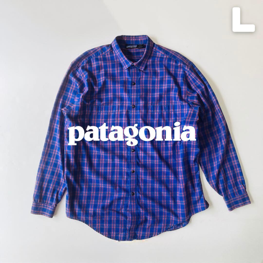 Patagonia 80s フランネルチェックシャツ ポルトガル製 L
