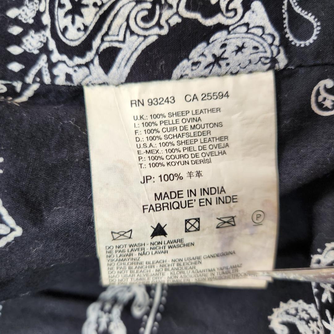 DIESEL ディーゼル シングルライダース ブラック Sサイズ シープレザー