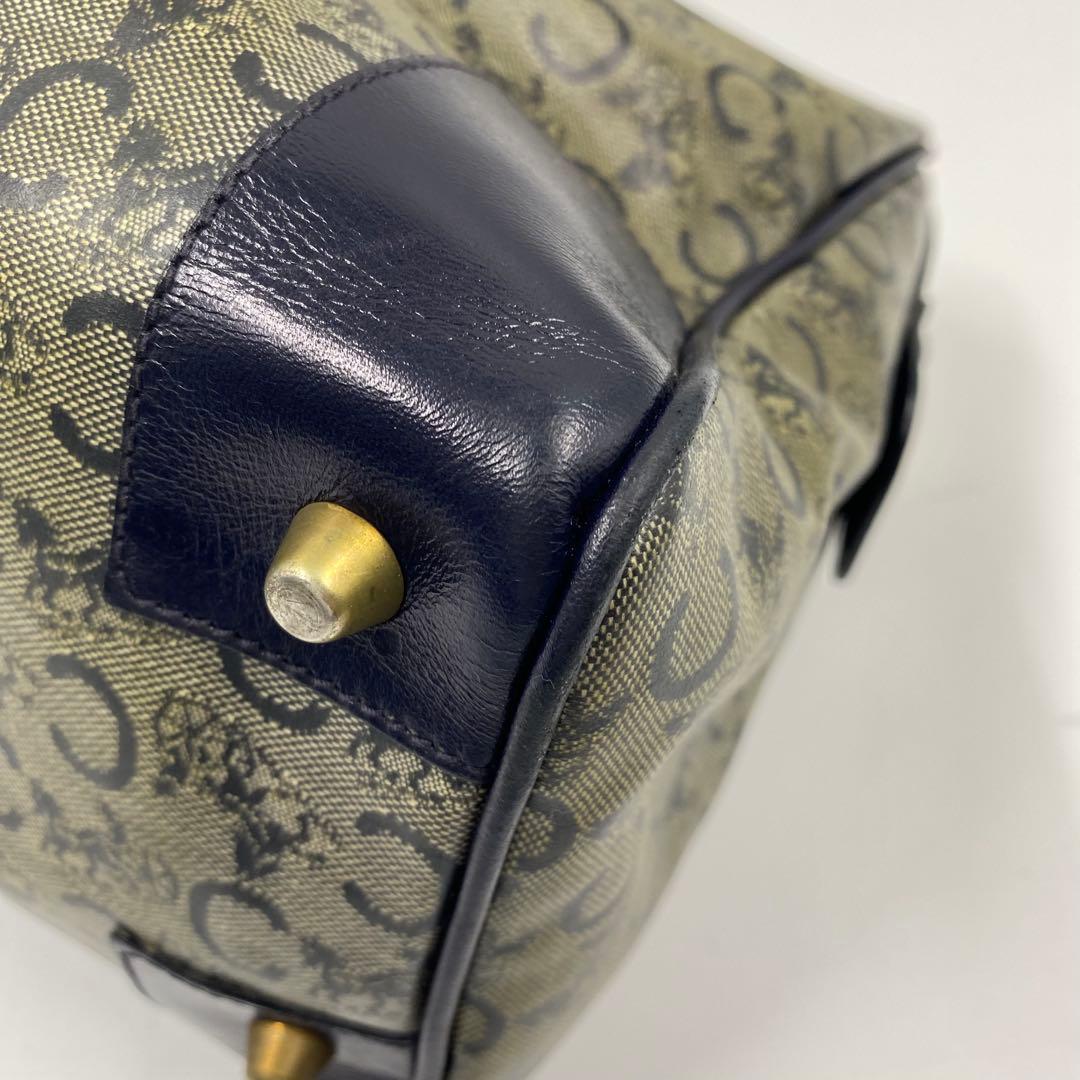 オールド セリーヌ Cマカダム 馬車 ミニボストンバッグ ハンドバッグ