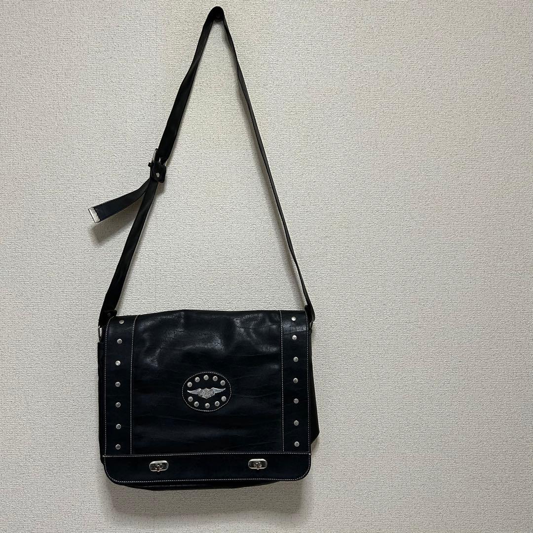 ハーレーダビッドソン　バッグ　革製品　レザー