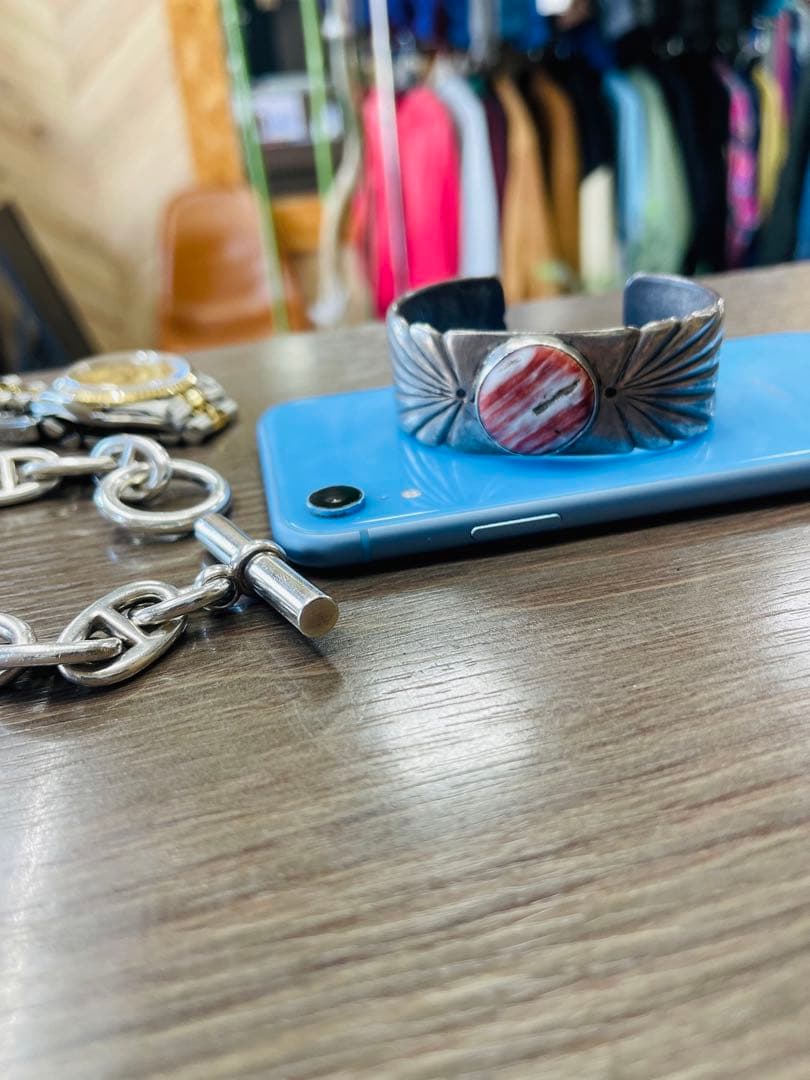 1点物 NAVAJO ナバホ族 インディアンジュエリー ブレスレット シルバー