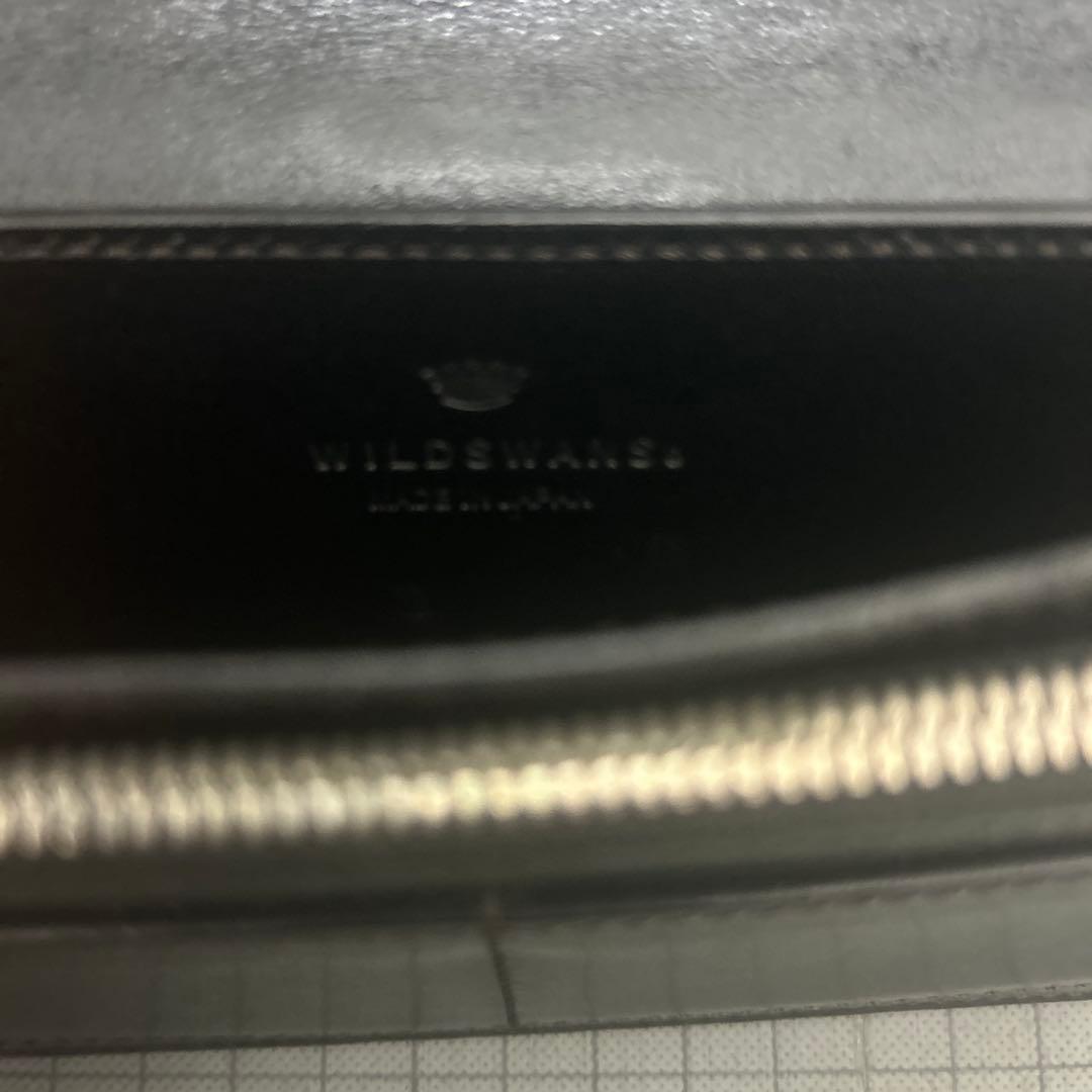 WILDSWANS 黒 レザー 長財布