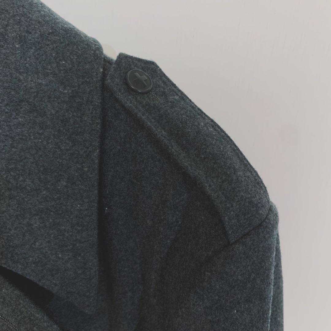 【超希少】　スイス軍　チェスターコート　【古着】