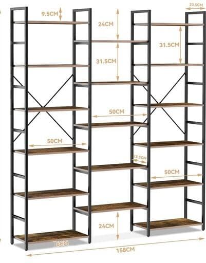 木製ラック・オープンシェルフ 158cm