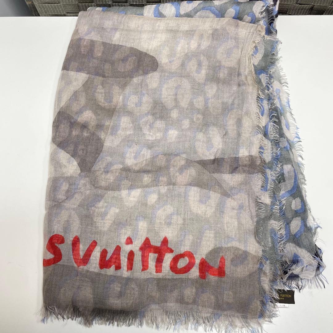 m*に様 Louis Vuitton レオパード柄 ストール