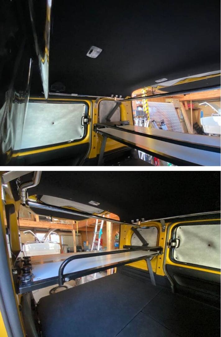 な*し様 値下げしました‼️N-VAN リア荷台棚 別注製作品 丈夫です