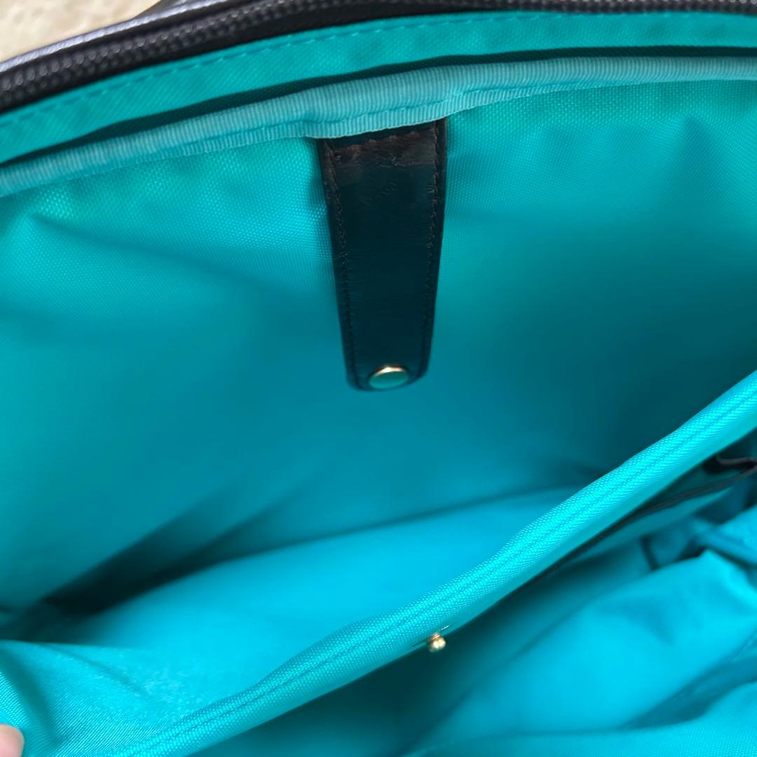 BIZ+U 本革 2way レザーリュック 通勤リュック 黒 A4対応 日本製