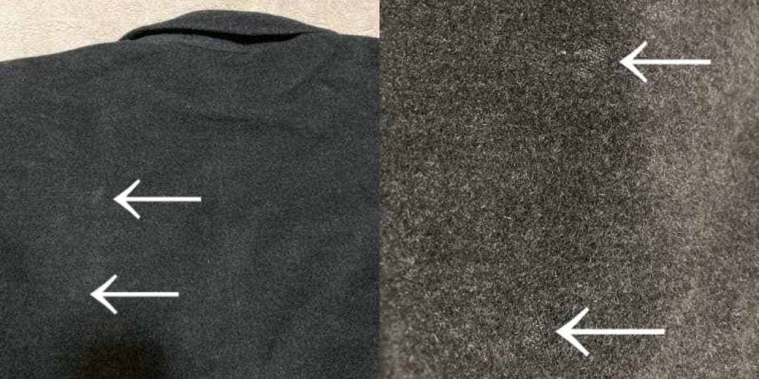 希少4L★CENTOUNO アンゴラ60％ ダブルブレスト ロングコート 黒