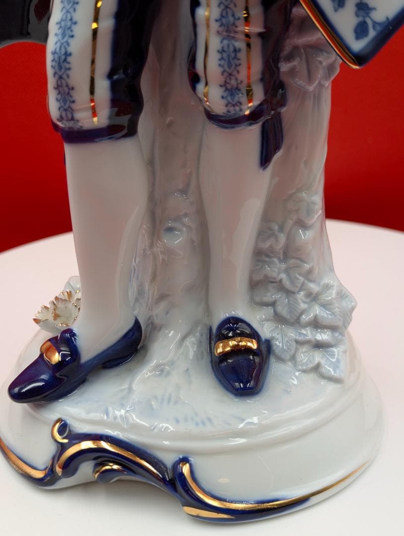 18世紀 磁器人形 Demai ORIGINAL ヨーロッパ貴族 高さ35cm