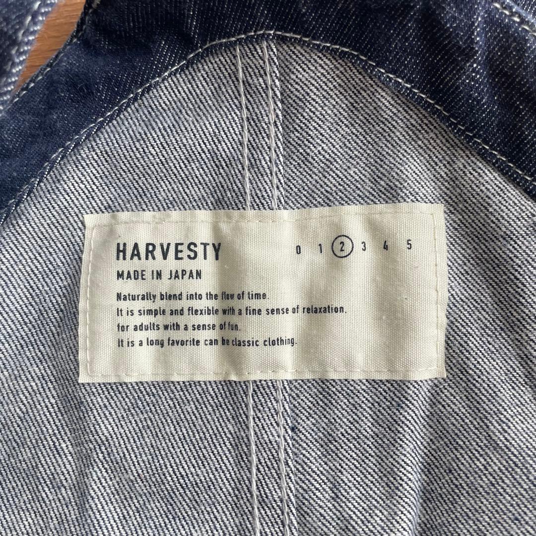 HARVESTY/ハーベスティ デニムオーバーオール サイズ2