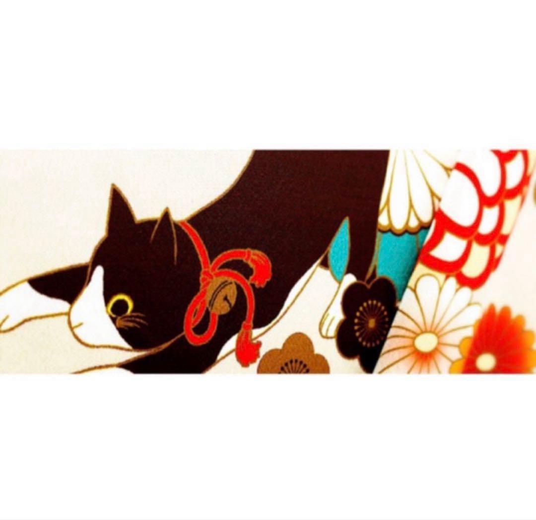 キャサリンコテージ 濃茶 袴 ネコ 花柄 袴セット 成人式 卒業式 着物 和装